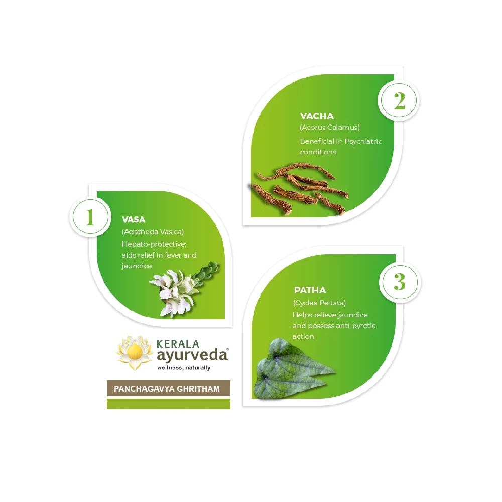 Kerala Ayurveda Panchagavya Ghritham, 150 ml-4.webp